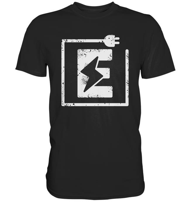 Elektriker T-Shirt E Logo