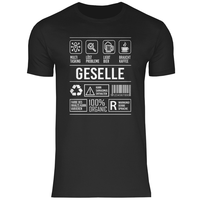 Geselle T-Shirt Eigenschaften