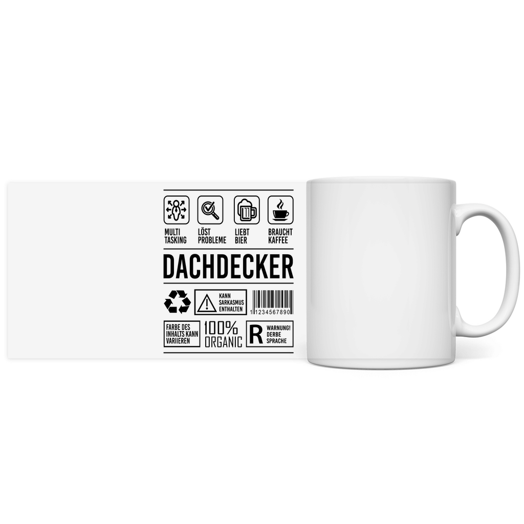 Dachdecker Tasse Kaffeebecher - Eigenschaften