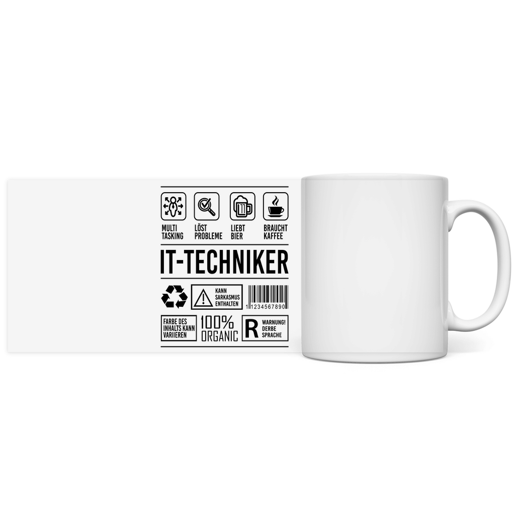 IT-Techniker Tasse Kaffeebecher - Eigenschaften