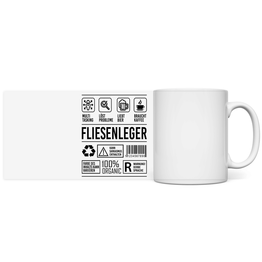 Fliesenleger Tasse Kaffeebecher - Eigenschaften