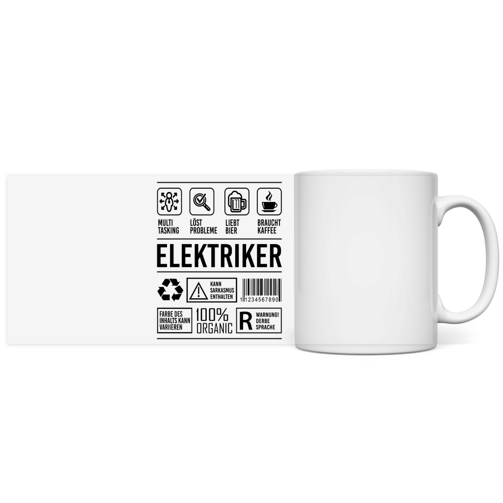 Elektriker Tasse Kaffeebecher - Eigenschaften