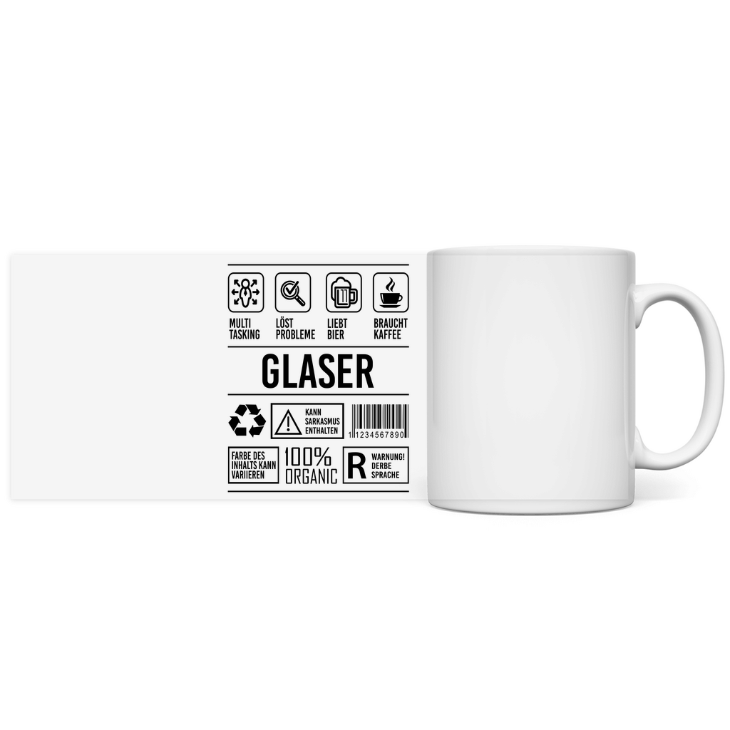 Glaser Tasse Kaffeebecher - Eigenschaften