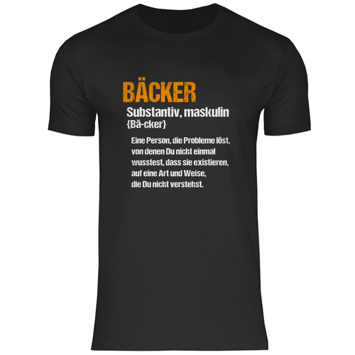 Bäcker T-Shirt - Definition