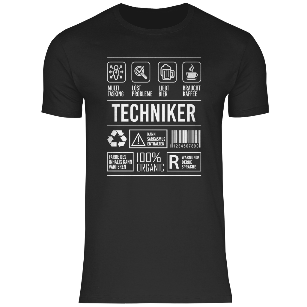 Techniker T-Shirt Eigenschaften