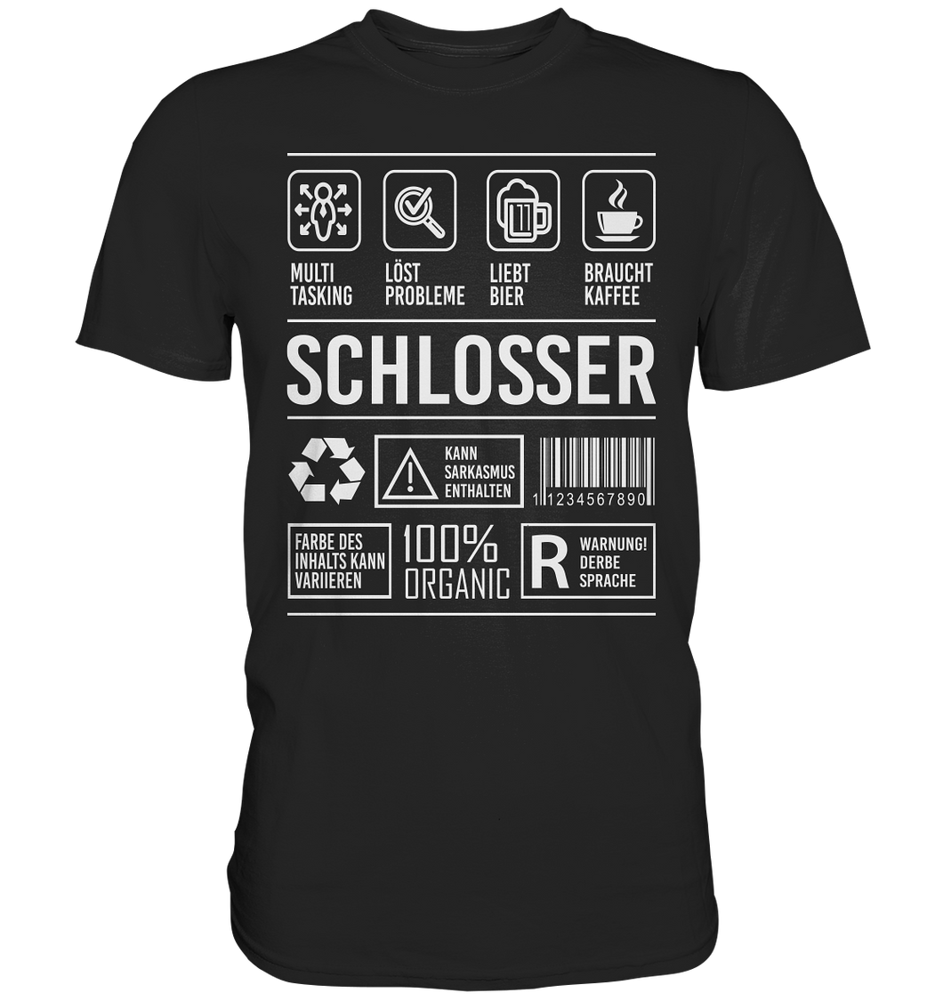 Schlosser T-Shirt - Eigenschaften XXL
