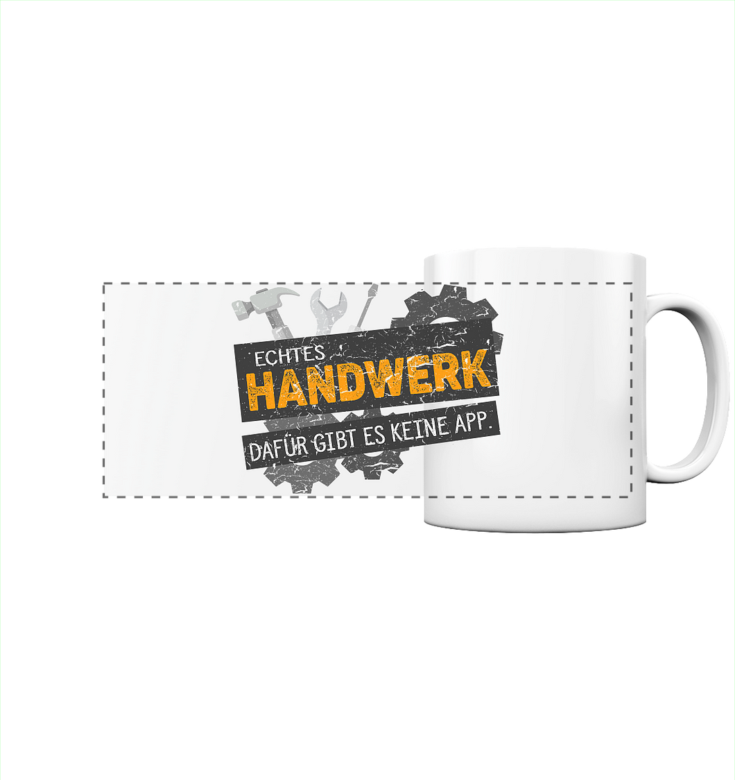 Handwerker Kaffeebecher - Echtes Handwerk - Keine App - Panorama Tasse