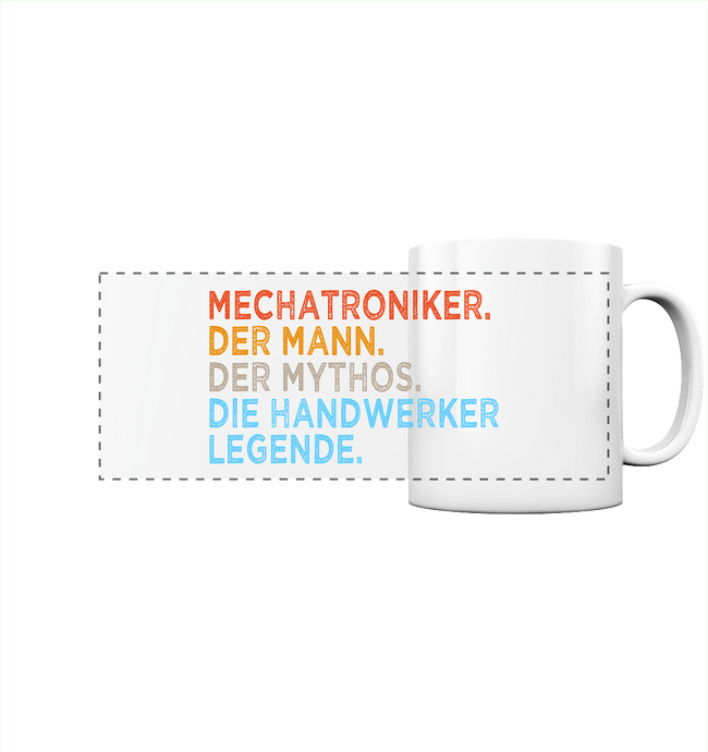 Mechatroniker Kaffeebecher - Mann. Mythos. Legende. - Tasse