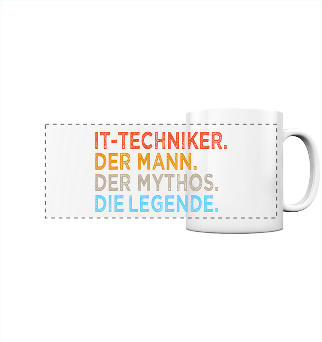 IT-Techniker Kaffeebecher - Mann. Mythos. Legende. - Tasse