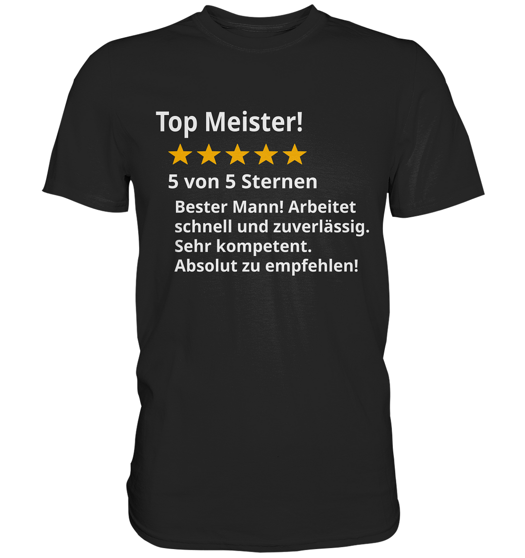Bester Meister T-Shirt Top Bewertung