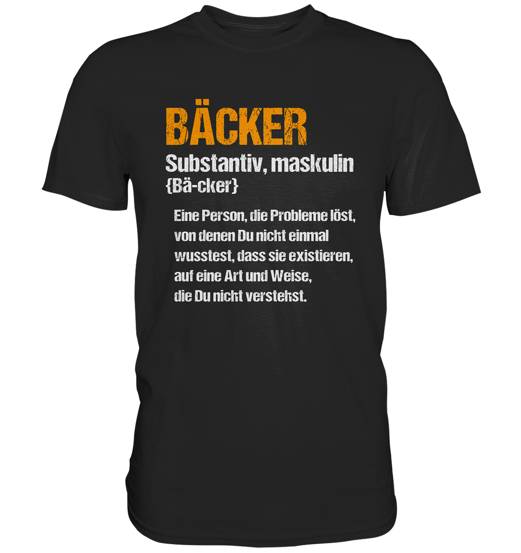 Bäcker T-Shirt - Definition