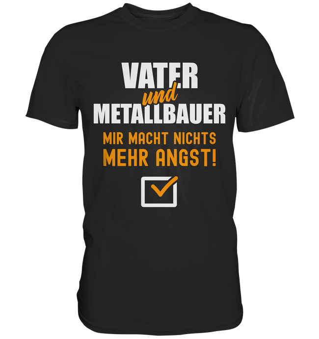 Vater und Metallbauer T-Shirt