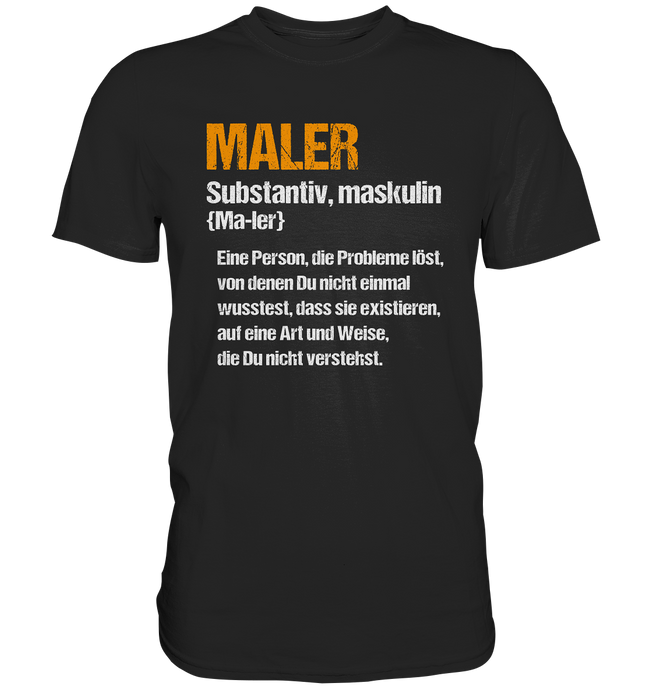 Maler T-Shirt - Definition