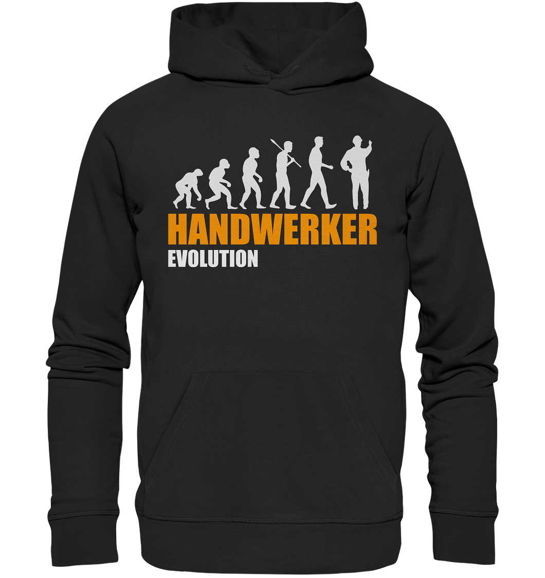 Handwerker Hoodie - Evolution - Premium Kapuzenpullover